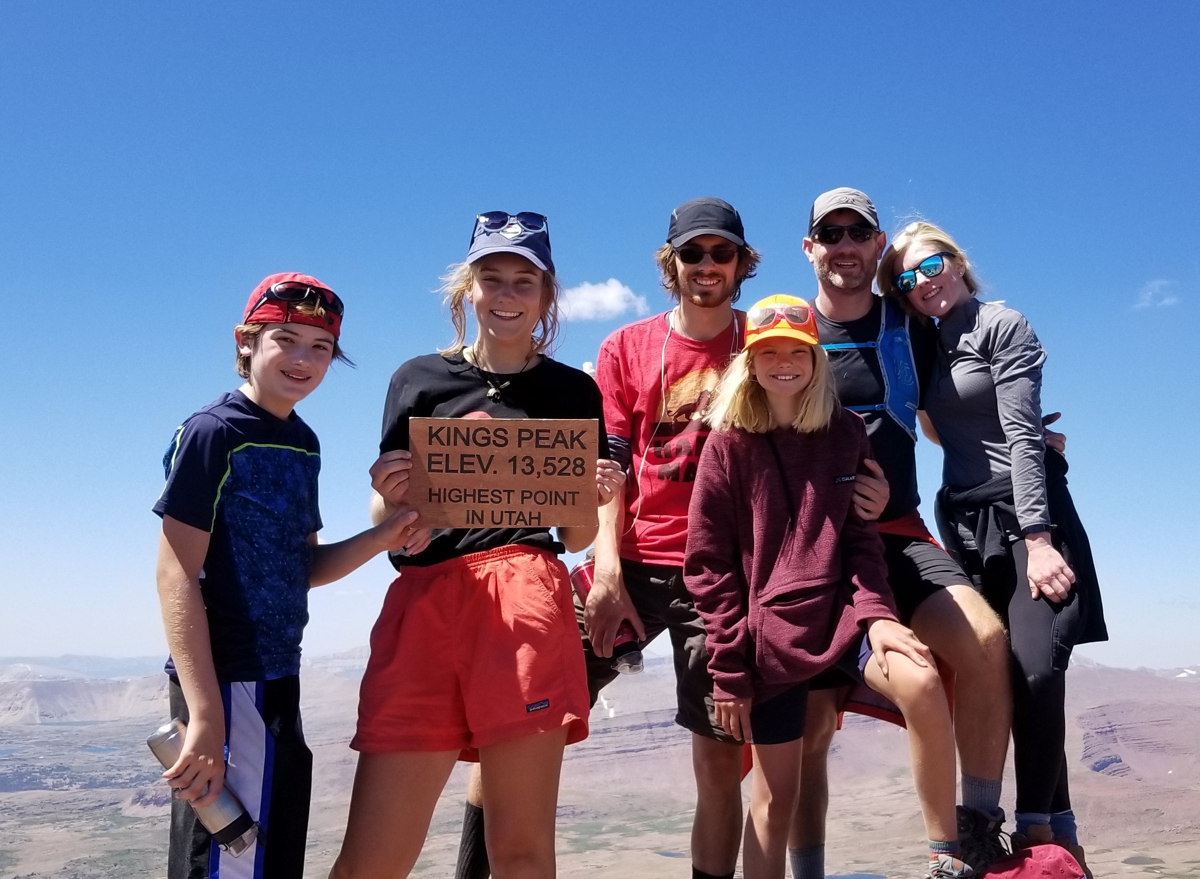 Soelberg family at King's Peak