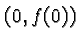$ (0,f(0)) $