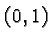 $ (0,1) $
