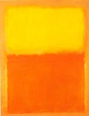 Orange and Red (1957) by Mark Rothko